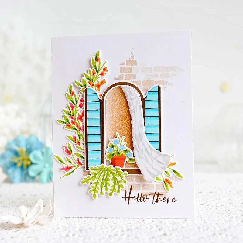 Лидер продаж 2020 выдвижная оконная занавеска фон кирпичная стена цветочный