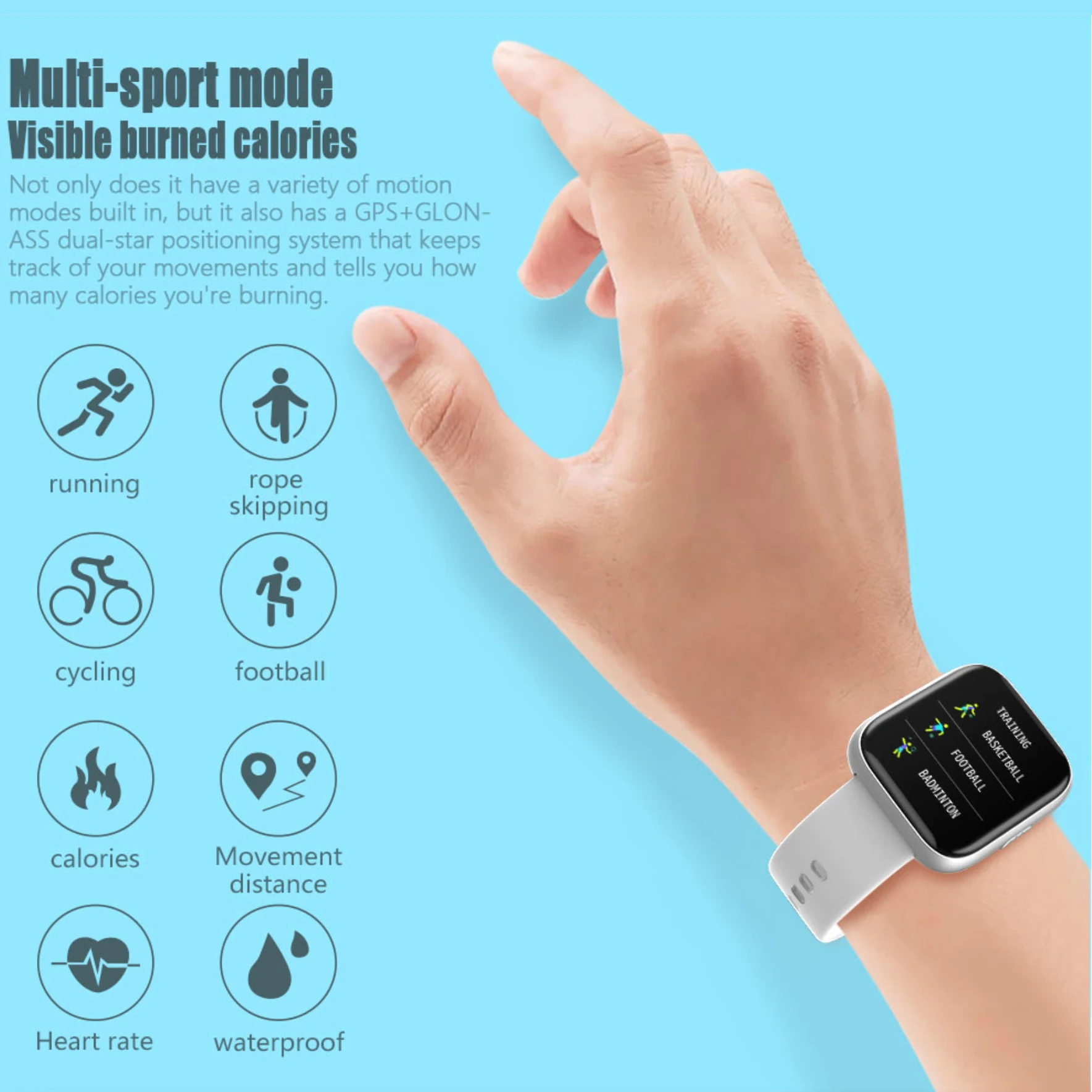 Смарт часы унисекс с сенсорным экраном 1 4 дюйма пульсометром и фитнес