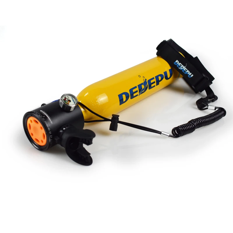 DEDEPU 0.5L мини дайвинг кислородный бак подводный трубка респиратор дыхание