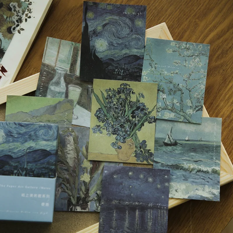 

4 шт./лот бумага художественная галерея серия ретро план Книга материал бумага сообщения записная книжка