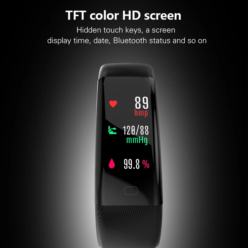Greentiger F07 Plus умный Браслет OLED цветной экран Bluetooth Smart Band IP68 водонепроницаемый