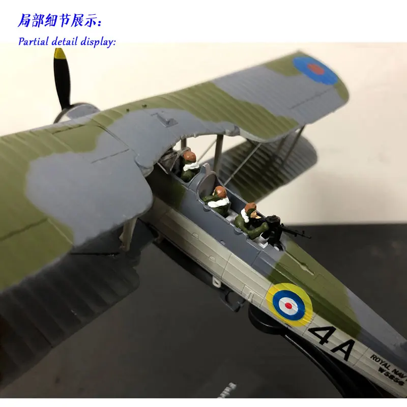 AMER 1/72 масштаб военная модель игрушки Британия Меч-рыба торпеда бомбардировщик истребитель литой металлический самолет модель игрушки для сбора, подарок