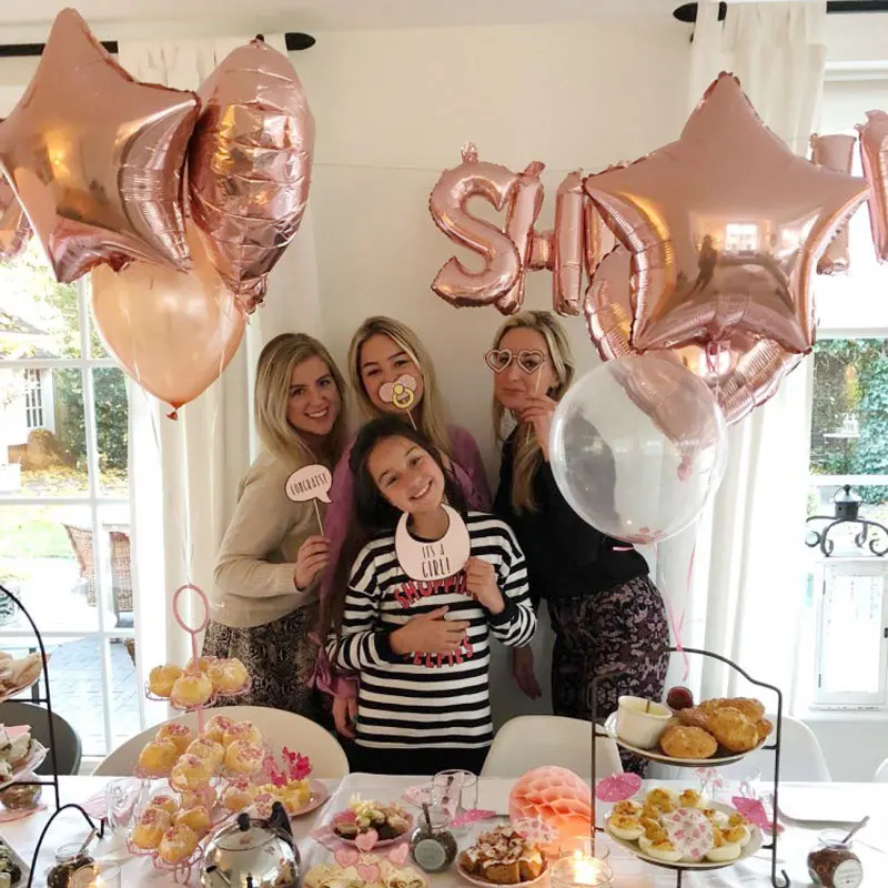 Латексные воздушные шары фольгированный шар в форме сердца и звезд 18 дюймов 12 с