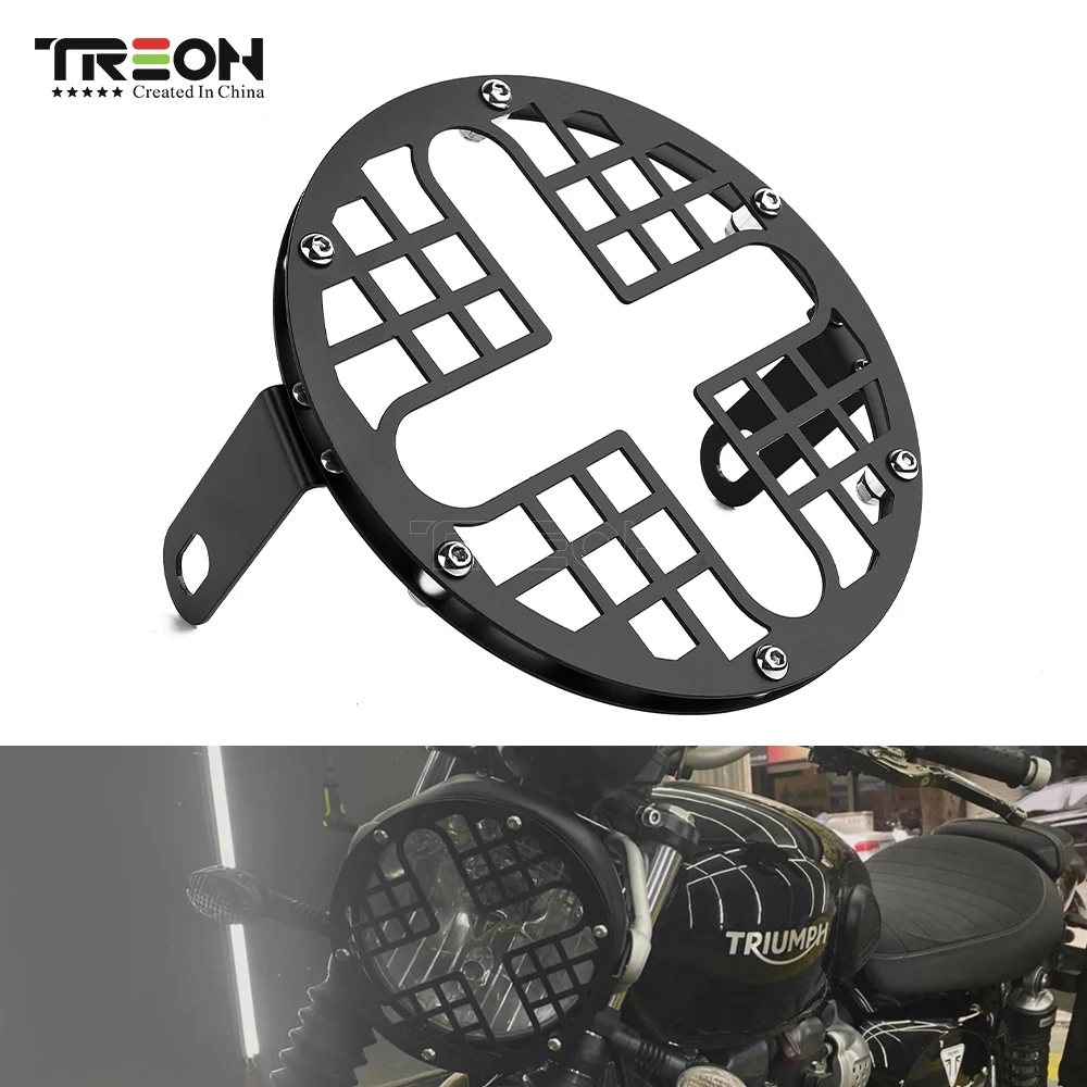 Налобный фонарь для мотоцикла 7 дюймов в стиле ретро | Автомобили и мотоциклы