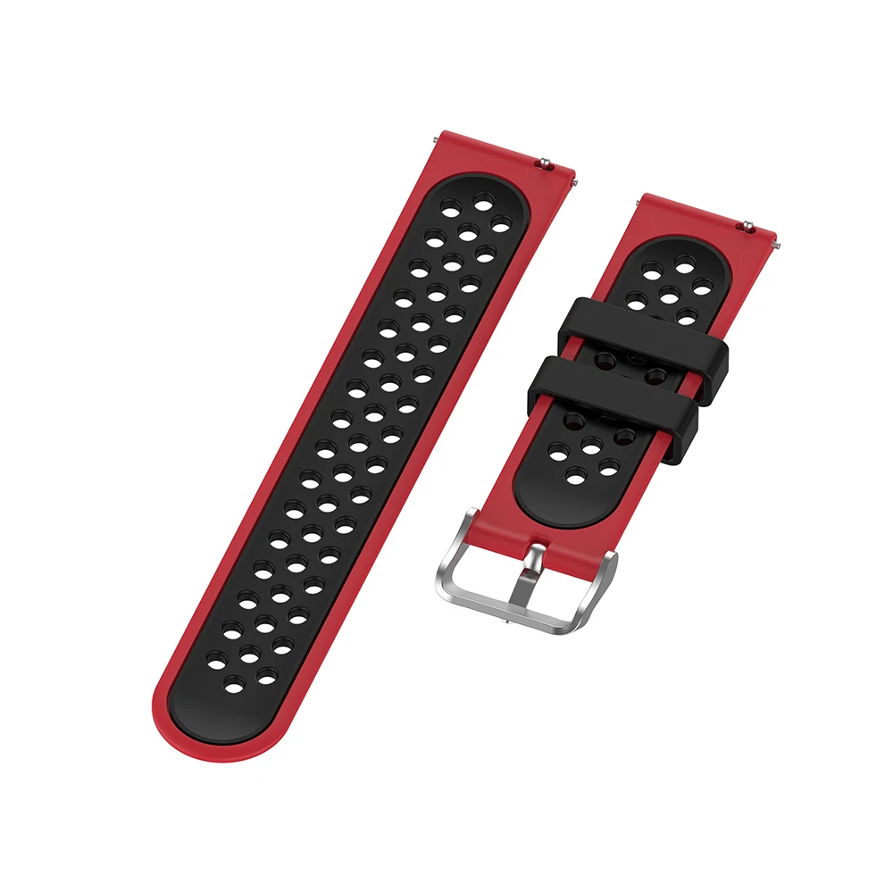 

Soft Silicone 22mm watchbands For Realme Watch S belt For Garmin venu 2 Vivoactive 4 Gear S3 Galaxy Watch 3 45mm Bracelet strap