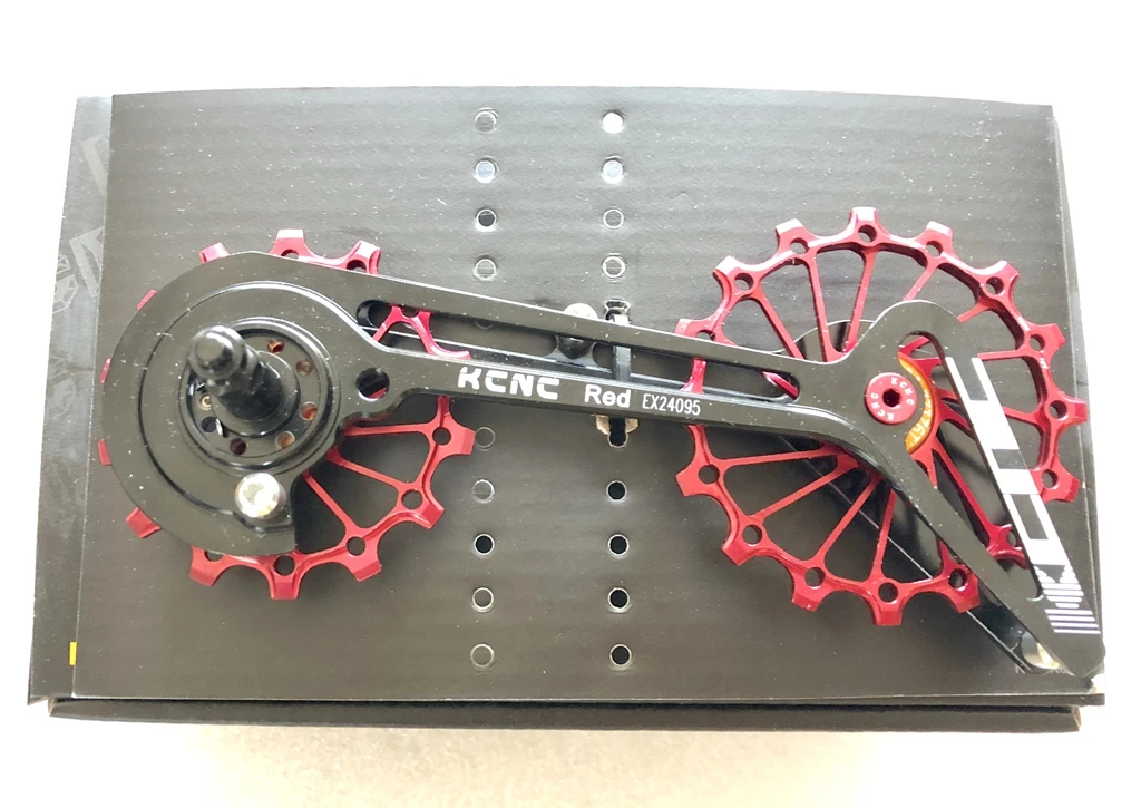 KCNC дорожный велосипед Большой шкив клетка OSPW для SRAM RED FORCE RIVAL APEX 10S 11S красный цвет