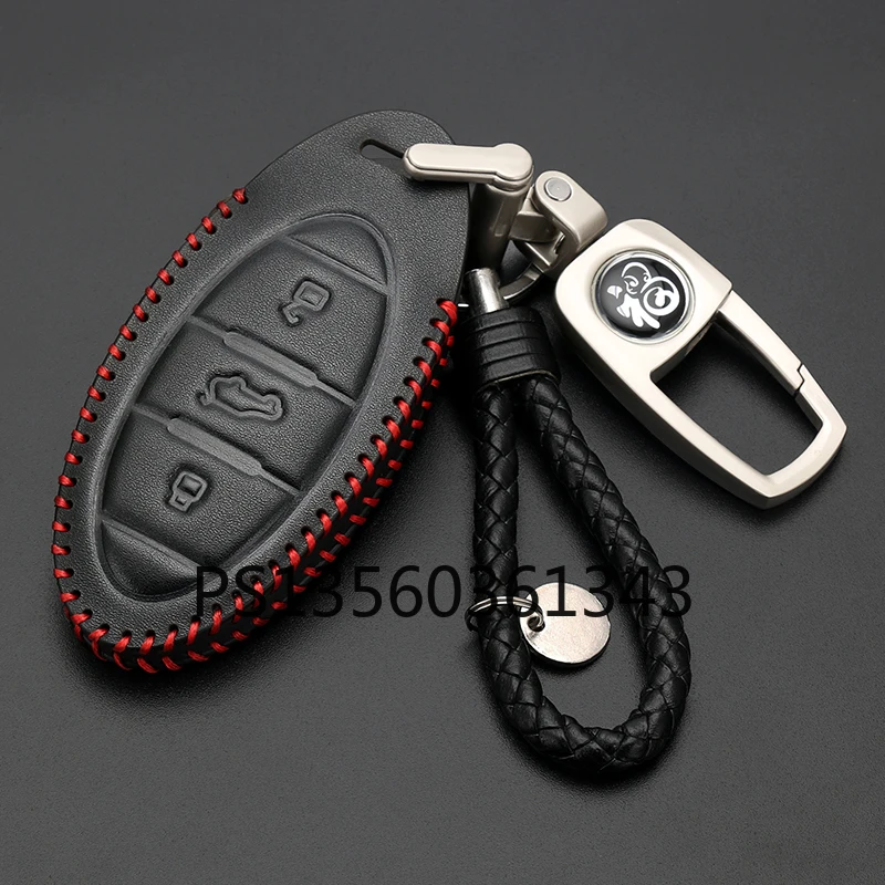 

Suitable for Bestyne t77 car key cover leather buckle shell modification
