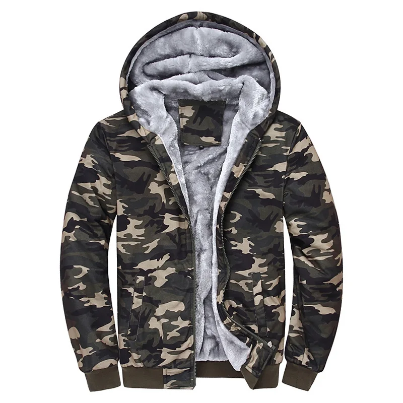 

Men Camouflag Warm Hooded Coats New Arrival Winter Jacket For Men Fashion Casual Camo Jacket Male Military Thicken Snow Coat