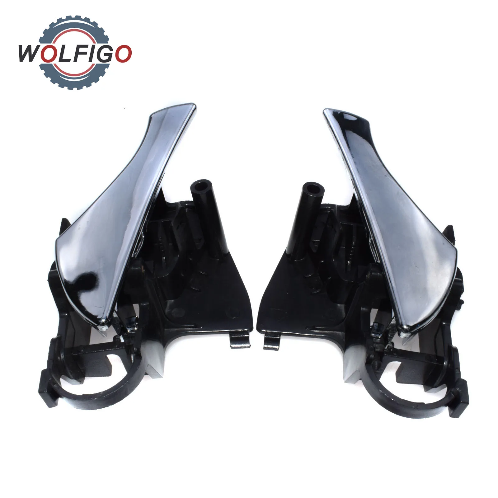 Передняя левая и правая внутренняя дверная ручка WOLFIGO для Daewoo Nubira 2.0L 1999 2000 2001 2002