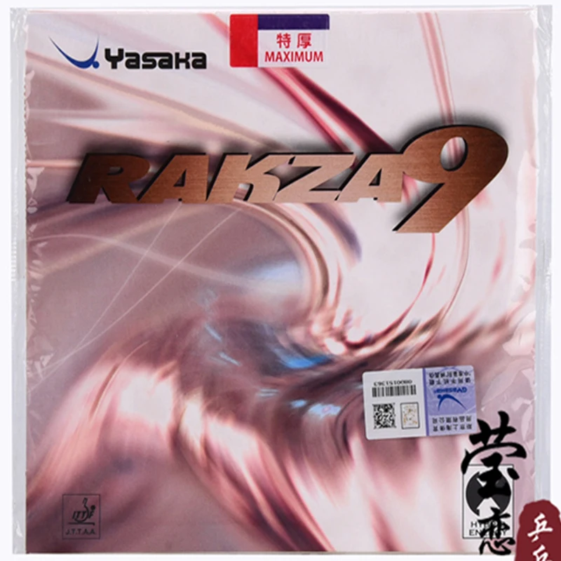 Оригинальный Yasaka RAKZA 9 RK9 B 80 ракетки для настольного тенниса резиновые губка торта