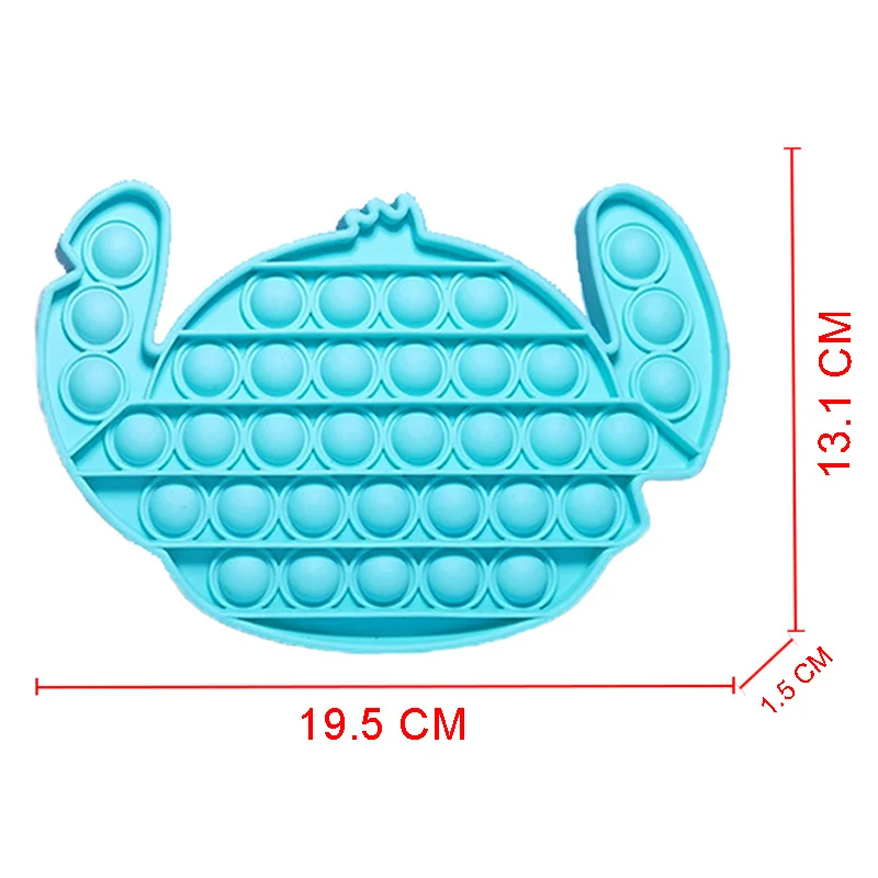 

Stitch Shape Push Bubble Sensory Fidget Toy Anti-Stress Adult Kids Special Austim Needs Stress Relief Child Anti Stress Toy