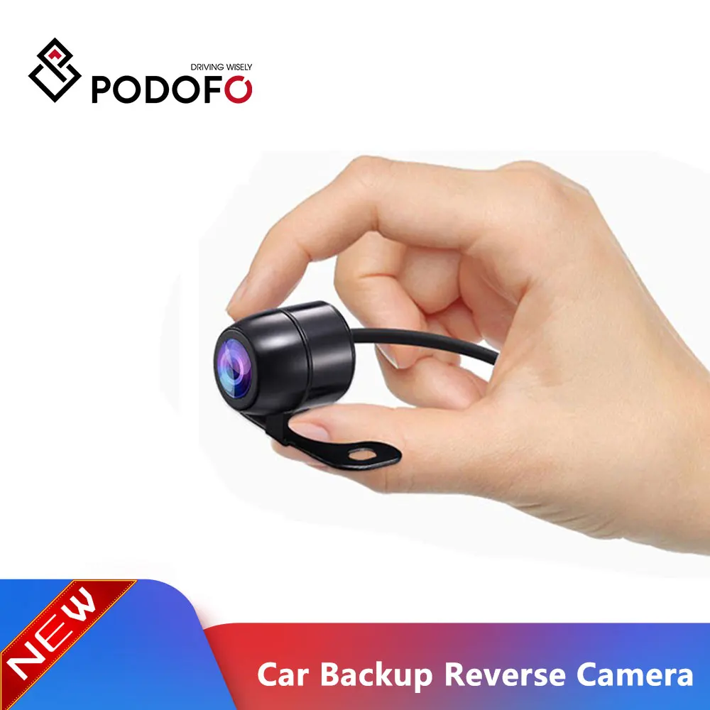 Автомобильная CCD HD камера заднего вида Podofo маленький монитор парковочная помощь