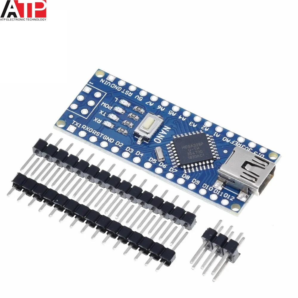 Плата модульная совместимая с контроллером arduino Nano 3 0 Atmega328 макетная плата без USB