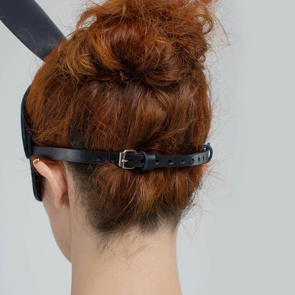 GAMPORL женские кожаные шлепки БДСМ маски поводок эротические костюмы косплей