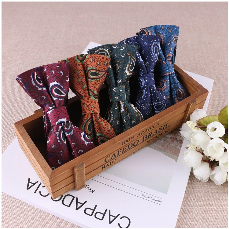 Linbaiway полиэстеровый Карманный квадратный носовой платок галстук-бабочка набор