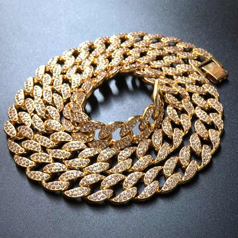 2021 европейские и американские Аксессуары для трендеров кубинская цепочка Модная