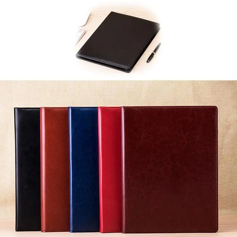 1 шт. папка из искусственной кожи с мини калькулятором бизнес органайзер для