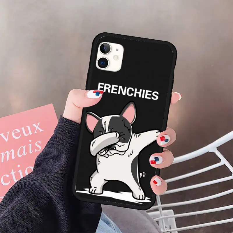 

Bulldog Friend, animal, cute Phone Case for iPhone 11 12 pro XS MAX 8 7 6 6S Plus X 5S SE 2020 XR