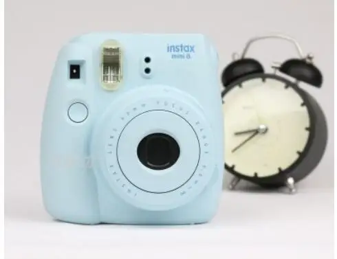 Синий Используется, Fujifilm Instax Mini 8 мгновенная камера, Одноразовая камера изображения - Цвет: Синий
