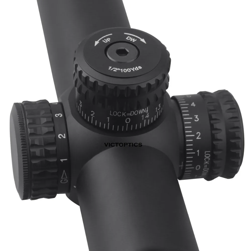 Victoptics 1-4x24 компактный дополнительный светильник FFP 1/2 MOA оптические прицелы охотничьи прицелы с красной зеленой подсветкой 30 мм для воздушного пистолета