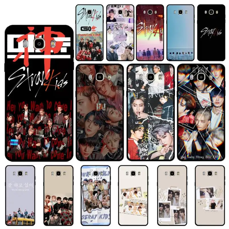 

MaiYaCa Boy Group Stray Kids Kpop Phone Case for Samsung J 4 5 6 7 8 prime plus 2018 2017 2016 J7 core