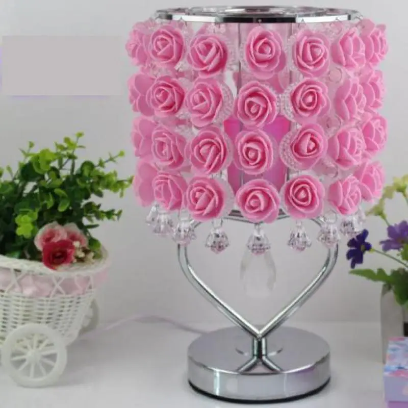 

Rose Desk Lamp Birthday gift ideas Bedside Table Lightings For Bedroom Night Stand Table Lamps For Living Room Baby Room Decor