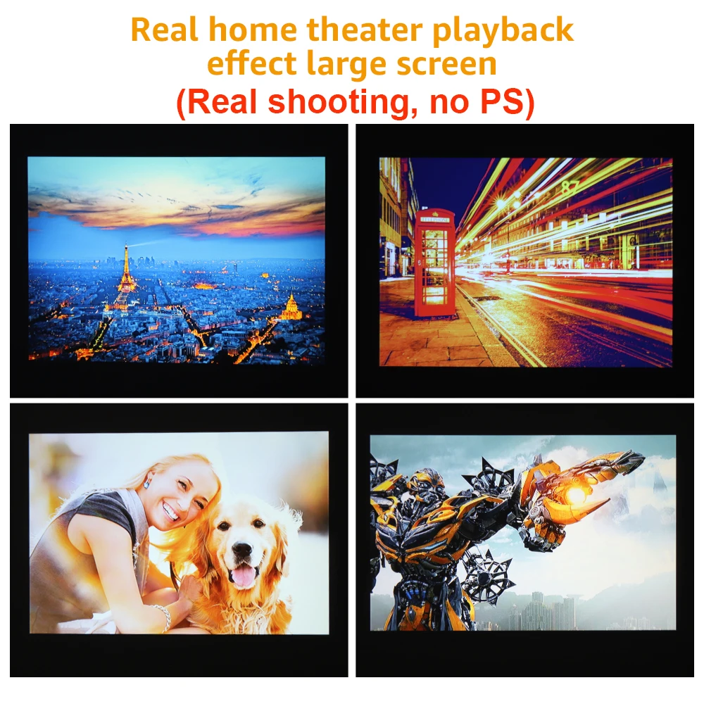 SVANUR Full HD Projector Native 1080P Support 4K Beamer 8500 Lumens Bluetooth 3D 5G AC3 for Video Home Theater | Электроника