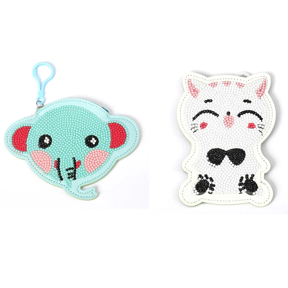 5D сделай сам алмазная живопись животный узор кошелек подвеска Алмазная мозаика