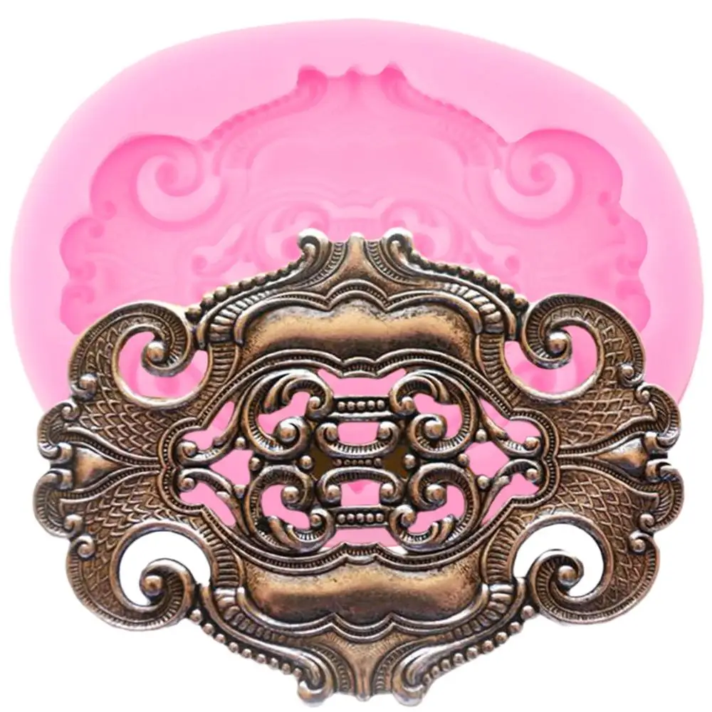 3D зеркальные инструменты для украшения тортов из мастики рамка кекс Шоколадный