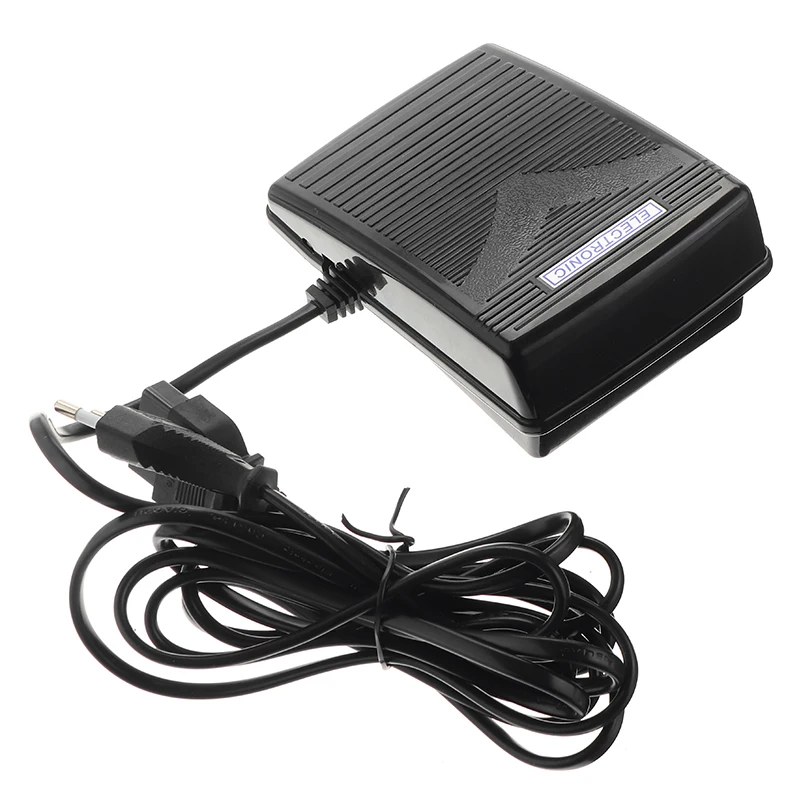 Home Sewing Machine Foot Speed Control Pedal With Cord Pedal Control for Singer 974 Sewing Machine EU plug 220V black