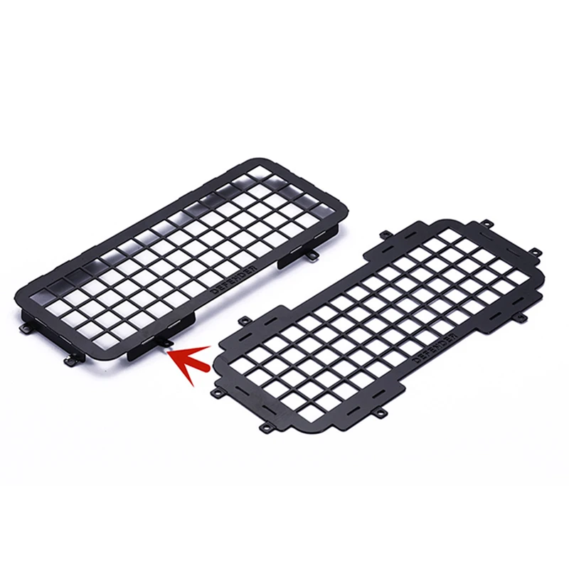 

for MN D90 D99S MN99S 1/12 Foldable Car Window Protective Net Window Guard & Rear Side Metal Stereoscopic Window Mesh