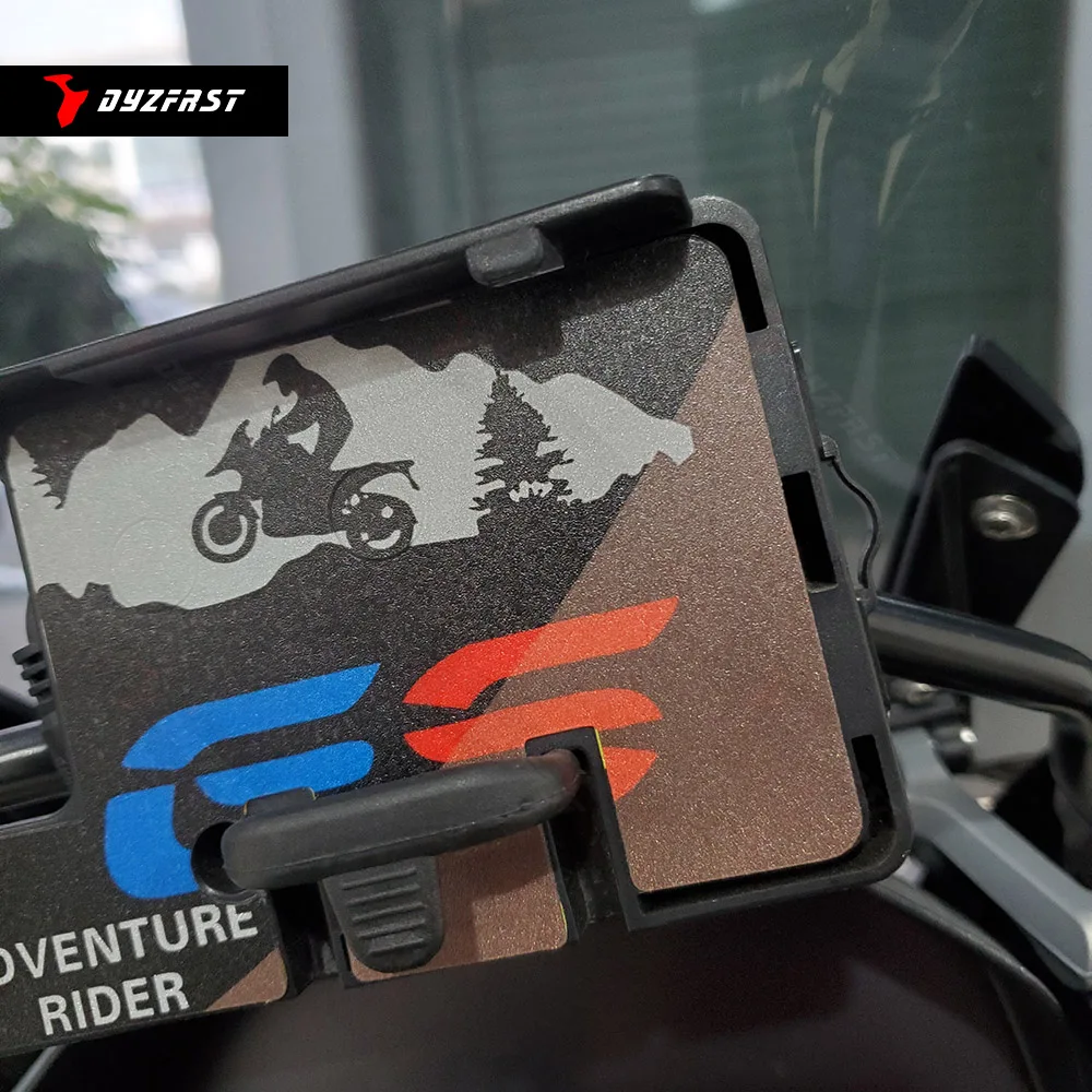 r1250gs r1200gs lc adventuremotorcycle accessori moto para stickers decals usb mobile phone navigation bracket f850gs f750gs free global shipping