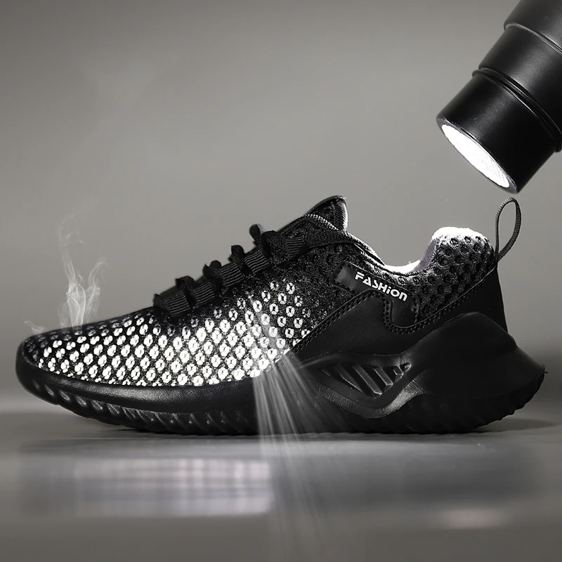 Новые кроссовки Для мужчин дышащие Повседневное Мужская обувь светильник