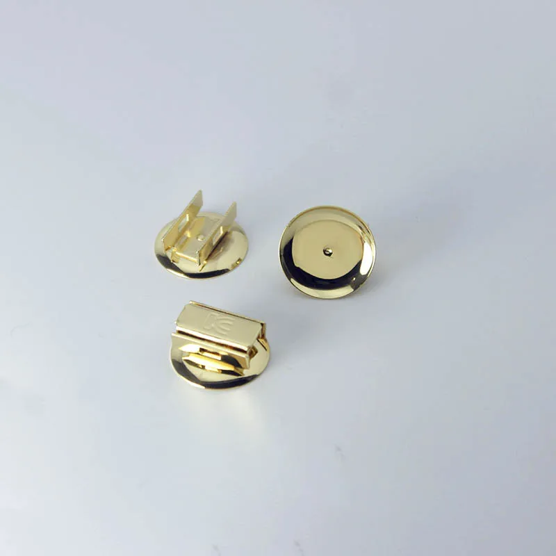KC gold 10set Hair Band Base Setting 18mm Cabochon Base Holder fit Elastic Band Rope Hairpin for DIY Jewelry Making Findings Accessories - Цвет: KC gold