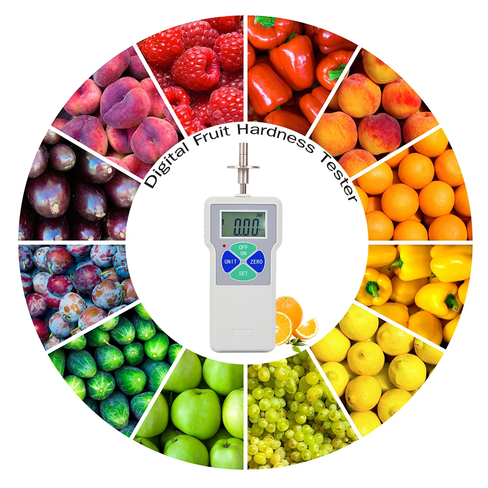 

EY-15 Fruit Firmness Penetrometer DIigtal Sclerometer Fruit Hardness Tester for Determining the Maturity Level of Fruit EU Plug
