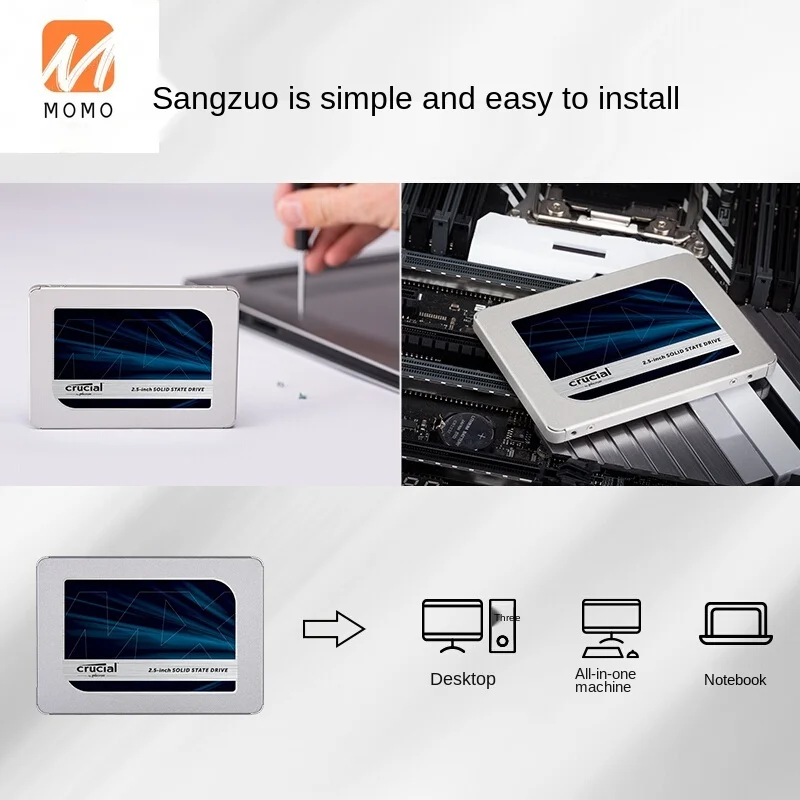 Online Entscheidend Entscheidend Mx500 500g 480G Laptop Solid State Drive SATA Desktop
