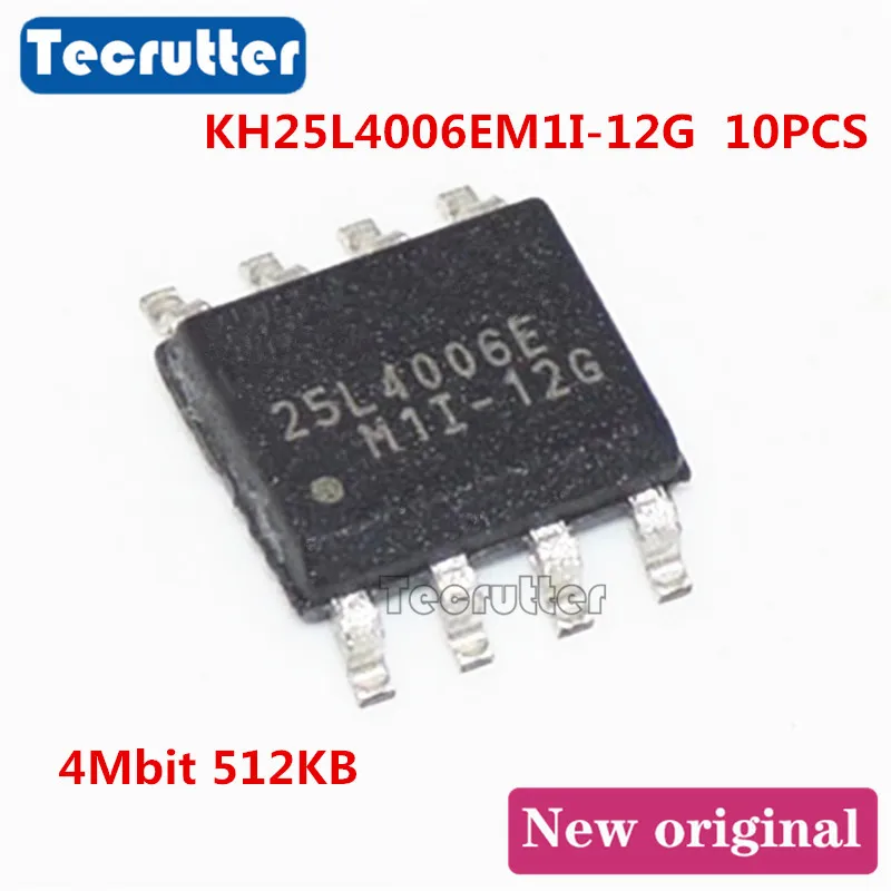10 шт KH25L4006EM1I 12G 25L4006 SOIC8 4Mbit 512KB SPI NOR FLASH|Запасные части| |