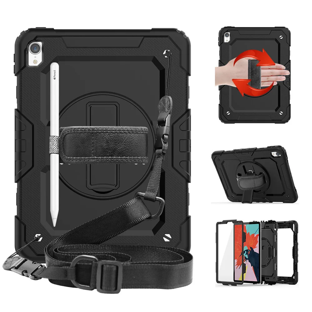 

iPad Protective Shell With Holder For Tablet Cover iPad Air Mini iPadPro iPadAir iPadmini 1 2 3 4 5 10.5 7.9in Case