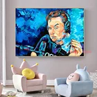 Рисунок на холсте с изображением арбуза мускуса