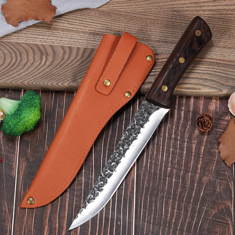 

Forged Slaughter Boning Knife Slaughter Pigs and Sheep To Kill Fish Knife Manual Stainless Steel Pork Stall Meat Cleaver