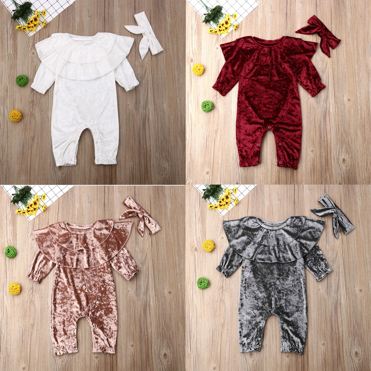 Emmababy-осенний Детский комбинезон с длинными рукавами для новорожденных мальчиков и девочек, комплект с комбинезоном, одежда