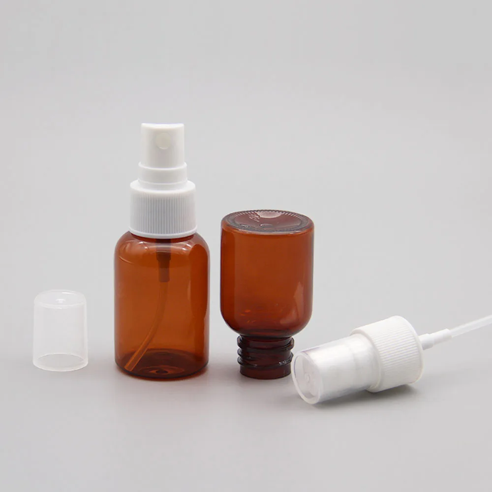 

100pcs 25ml 30ml Spray Refillable Bottles Packing Perfume 1OZ Travel Plastic Bottle With Mist Spray Pump More Colors Available