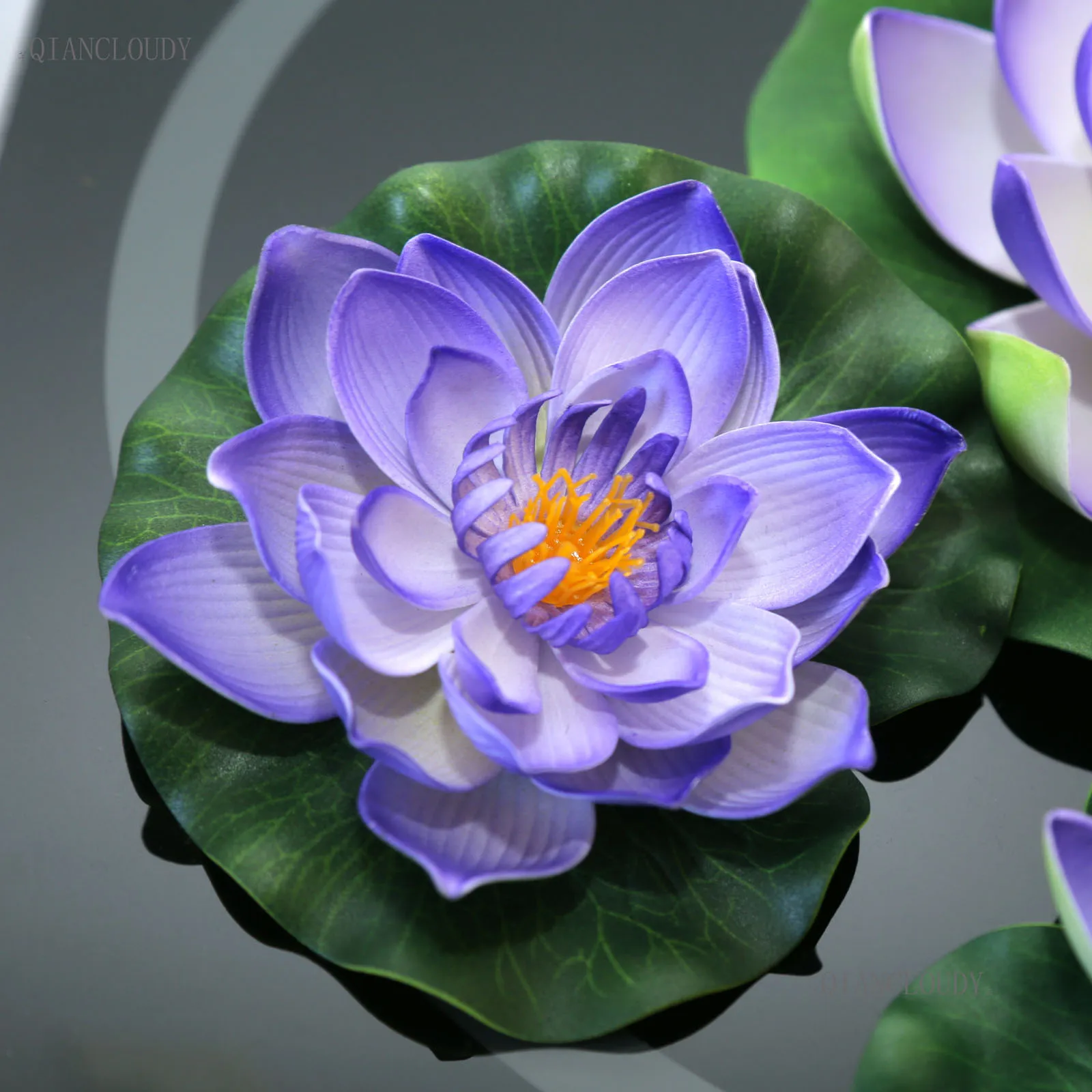 Искусственное фиолетовое водоёмы листья лотоса цветы водяная Лилия плавающий