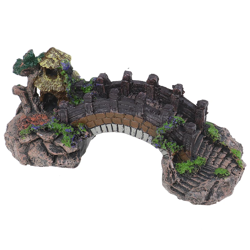 Аквариумное украшение аквариумный мост Ландшафтные украшения павильон дерево