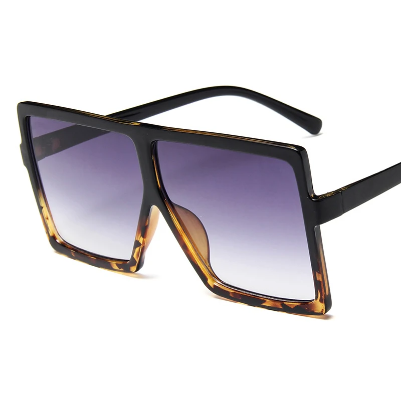 

COOYOUNG Oversized Shades Women Sunglasses Fashion Square Big Frame Vintage Retro Glasses Female Unisex Oculos Feminino