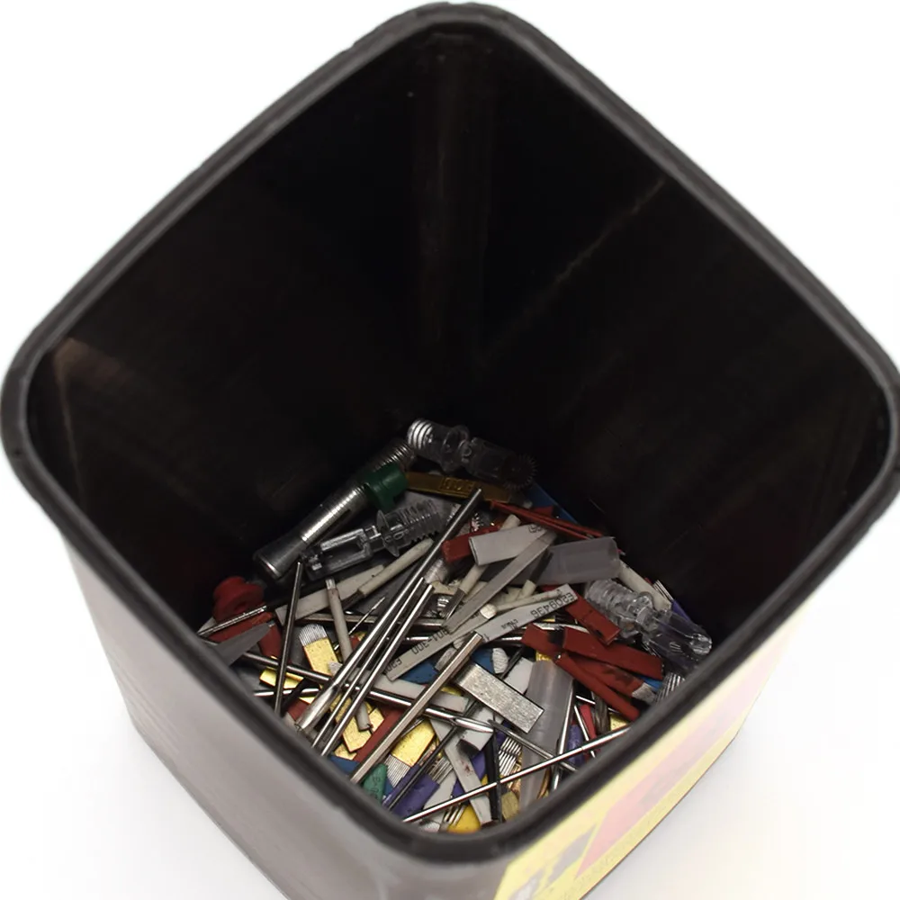 ATOMUS 1pc Tattoo Sharps Container Danger Biohazard Gathering Barrel Supplies Garbage Mini Trash Can For Needles Tools | Красота и