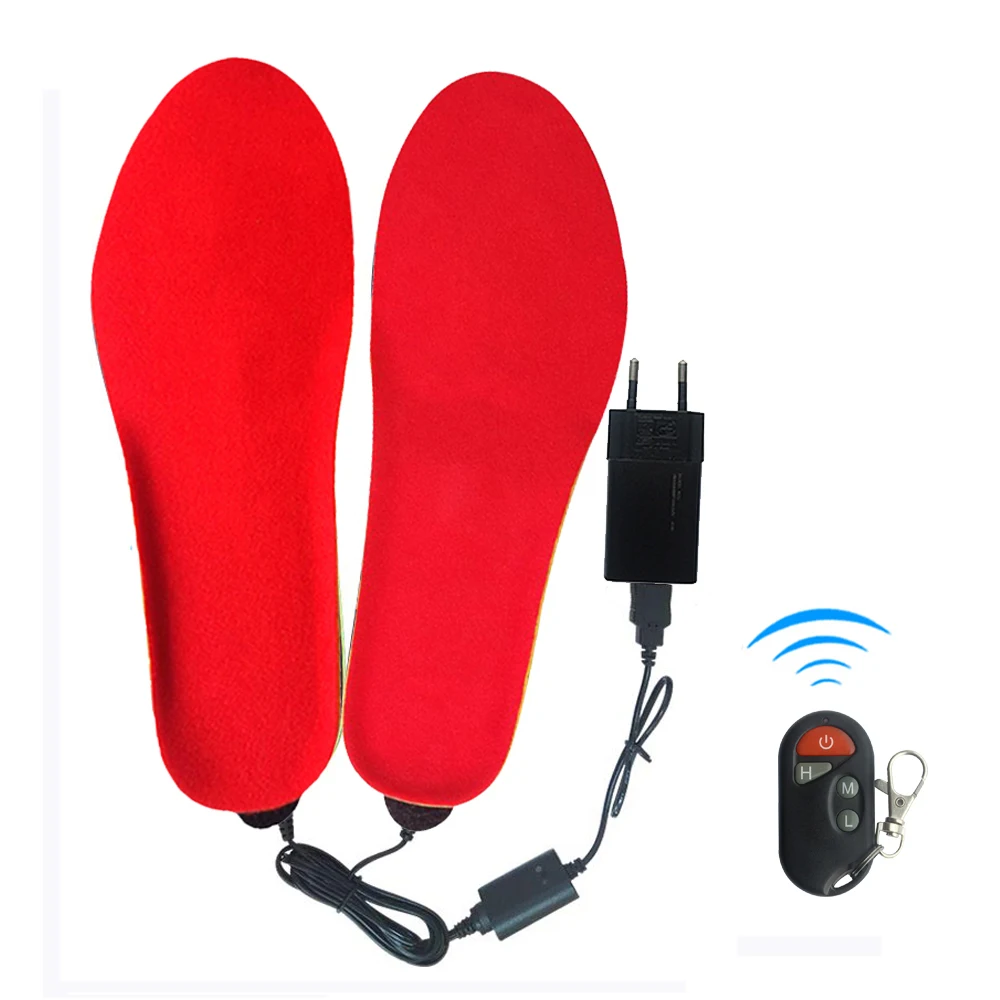 Новинка, стельки с подогревом, зарядка от USB, для зимы, для улицы, лыжные стельки для мужчин и женщин, для кемпинга и пеших прогулок, чтобы держать ноги в тепле