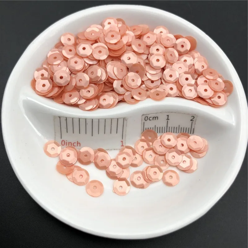 6mm Cup Round Dull Matt PVC Loose Sequin Paillette Sewing Craft For Wedding Decoration Garment Dress Shoe Caps DIY Wholesale | Дом и сад