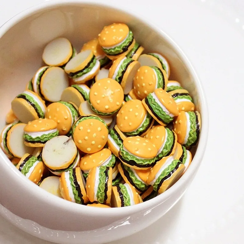 10 шт. мини гамбургерный наполнитель для прозрачной пушистой грязевой коробки