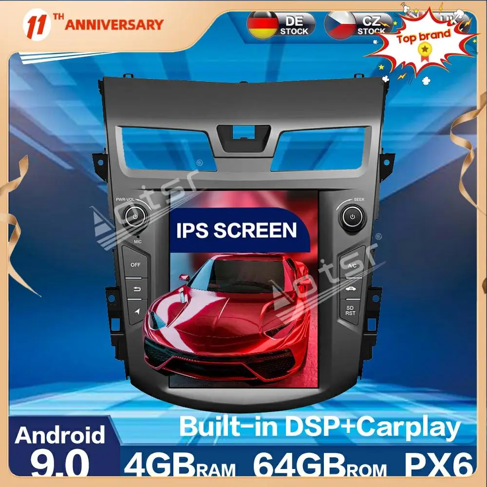 

For MITSUBISHI outlander 2014 - 2020 Android 9.0 Multimedia Player Tesla Screen 4+64GB Car Radio Auto GPS Navigation DSP carplay